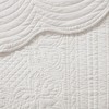 Sapphtopaz 3-Piece Reversible Scalloped Edge Quilt Set & Shams, Cottage/Country Style Queen Sheet Set (1 Quilt, 2 Pillow Shams) - 4 of 4