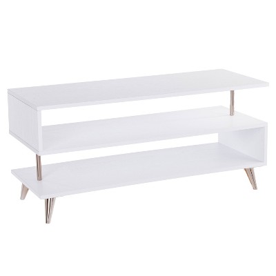 Sartan Low Profile TV Stand for TVs up to 37" White - Aiden Lane