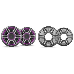Garmin Fusion Apollo AP-FL65SPG 6.5" LED Marine Speakers Sport Grills, Gray, Pair with Garmin Fusion Apollo 010-13290-10 6.5" Sport Grills, Mesh Gr... - 1 of 4