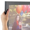 ArtToFrames 18 x 18 Inch Traditional Solid Wood Wall Wire Hanging Picture Frame with 060 Plexi Glass and Mounting Hardware, Black Stain - 2 of 4