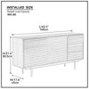 Mid Century Sideboard Buffet Table or TV Stand with storage for living room Kitchen - 2 of 4