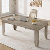 70 in Farmhouse Executive Desk, Large Home Dining Table, Work from Home Study Desk with Sturdy Wooden Frame, for Home Office - 2 of 3