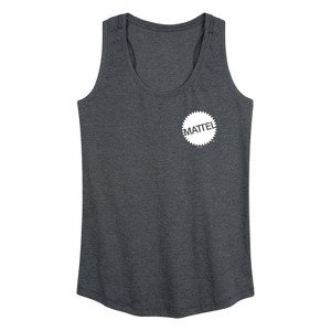 Women's - Mattel - Mattel Original Logo Pocket Size Graphic Racerback Tank - 1 of 4