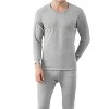 iNova"Men's Thermal Underwear Set, Long Johns, Long Sleeve Top & Bottom, Winter Sports Base Layer"BlackGrey&Navy - 2 of 4