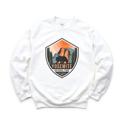 Simply Sage Market Women's Graphic Sweatshirt Yosemite National Park Badge