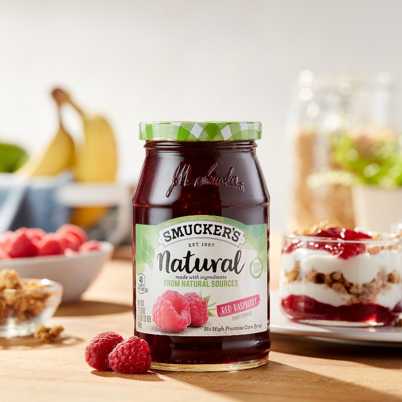 Smucker&#39;s Natural Red Raspberry Fruit Spread - 17.25oz, 3 of 7
