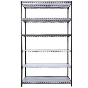 NicBex 82/84"H 6 Tier Wire Shelving Unit,6000LBS Height Adjustable Garage Storage Shelves,Heavy Duty Storage Rack with Wheels & Shelf Linerss - 1 of 4