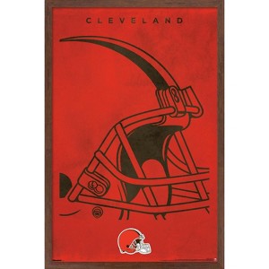 Trends International NFL Cleveland Browns - Logo 25 Framed Wall Poster Prints - 1 of 4