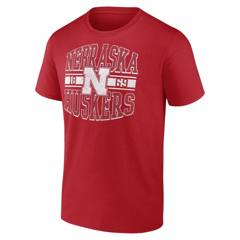 NCAA Nebraska Cornhuskers Men&#39;s Cotton T-Shirt, 2 of 4