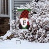 Briarwood Lane Fall Garden Flag 12x18 For Outdoor Winter Gnome Burlap Monogram Letter F For Fall Garden Flag Flags For Outside - 4 of 4