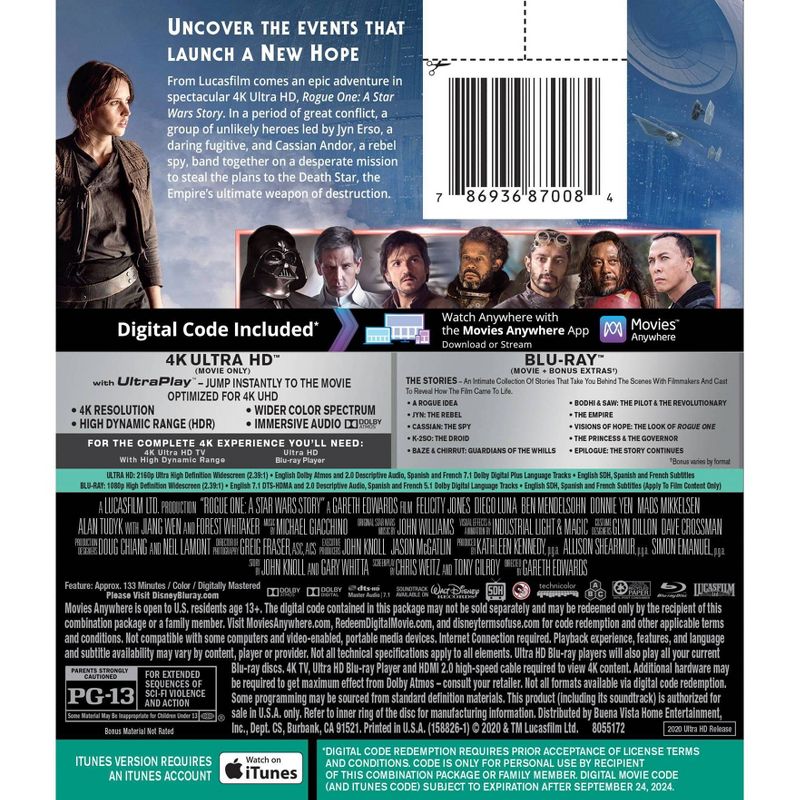 Rogue One: A Star Wars Story (4K/UHD), 2 of 3