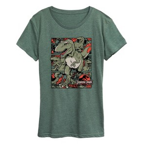 Women's - Jurassic Park - Dino Boxes Short Sleeve Graphic T-Shirt - 1 of 4