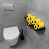3-Ply 140-Sheet Yellow Toilet Paper Bright Decorative Bulk Sandalwood-Scented Rolls - 3 of 4