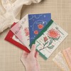 Unique Bargains Floral 3D Greeting Cards with Envelope and Message Note 1 Set - 4 of 4
