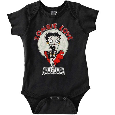 Betty Boop Zombie Movie Star Pose Baby Bodysuit Jumper Girls Brisco Brands