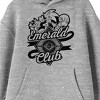 Sonic The Hedgehog Modern Emerald Club Graphic Long Sleeve Athletic Heather Youth Hooded Sweatshirt - 2 of 3