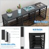 Simple Trending 19 Tier Desk File Organizer, Long Paper Letter Tray Organizer with 18 Mesh Sliding Trays for Office, DIY-able, Black - 4 of 4