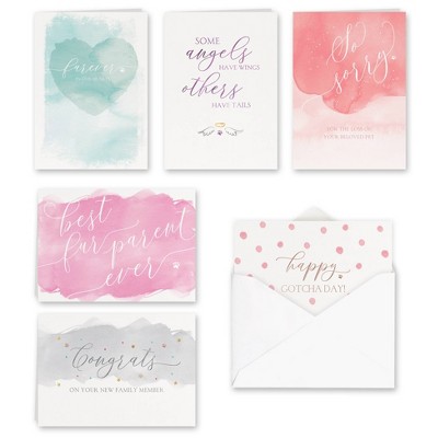 Canopy Street 24ct Love of Pets Greeting Cards