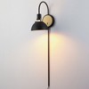 Maxim Lighting Dawn 1 - Light Wall Light in  Antique Brass/Black - 2 of 4