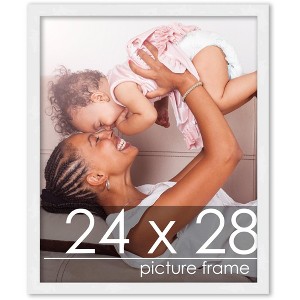 PosterPalooza | 24x28 Wood Frame with UV Acrylic, 6 Finishes: Black, White, Bronze, Silver, Wood, Mahogany - 1 of 4