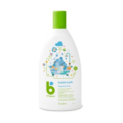 Babyganics Bubble Bath Fragrance Free - 20oz Packaging May Vary