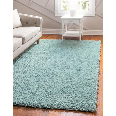 Unique Loom Davos Shag Solid Indoor Woven Area Rug