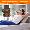 Costway Vibration Massage Seat Cushion 10 Vibration Motors Seat Back Massager - 3 of 4