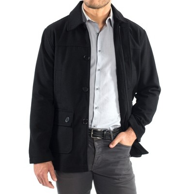 Alpine Swiss Wyatt Mens Classic Barn Coat Black Large — фото 5