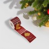 Unique Bargains Christmas Stickers for Ceramic Glass Metal Paper Plastic Peel Reddish Green 1 Pcs - 2 of 4