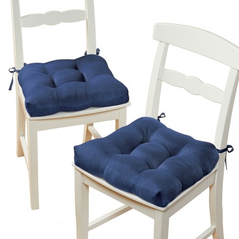 Hastings Home Memory Foam Chair Cushion Navy