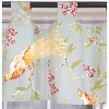 RLF Home 4" Top Tab High Quality Fabric Long Tail Tab Valance for Windows 50" x 16" Sky - 3 of 4