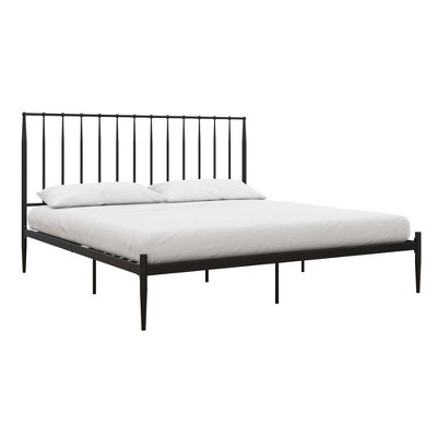 target iron bed king