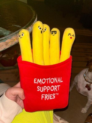 Emotional Support Fries Viral Cuddly Food Plush