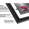 Americanflat 9x12 Picture Frame in Black - Displays 6x8 With Mat and 9x12 Without Mat - Composite Wood with Shatter Resistant Glass -4 Pack - 3 of 4