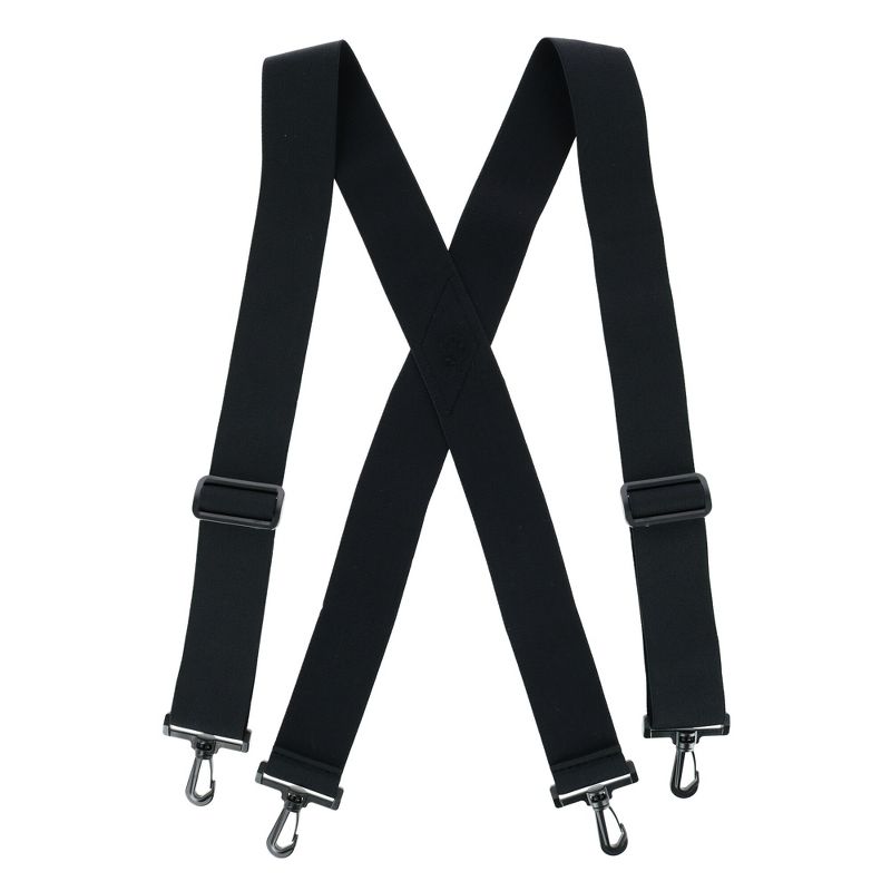 CTM Big & Tall Elastic TSA Compliant Suspenders with Swivel Hook Ends, 1 of 4