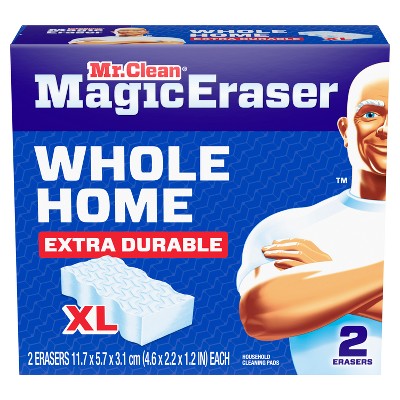 Mr. Clean Unscented Magic Eraser Whole Home Extra Durable Multi-Purpose Cleaner - 2ct