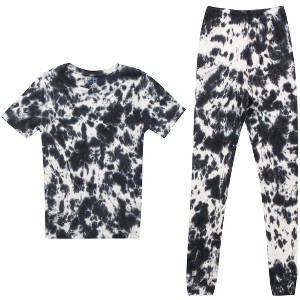 Prince of Sleep Pajamas for Boys Snug-Fit Cotton Boys PJ Set Short Sleeve Tee & Jogger Pant - 1 of 3
