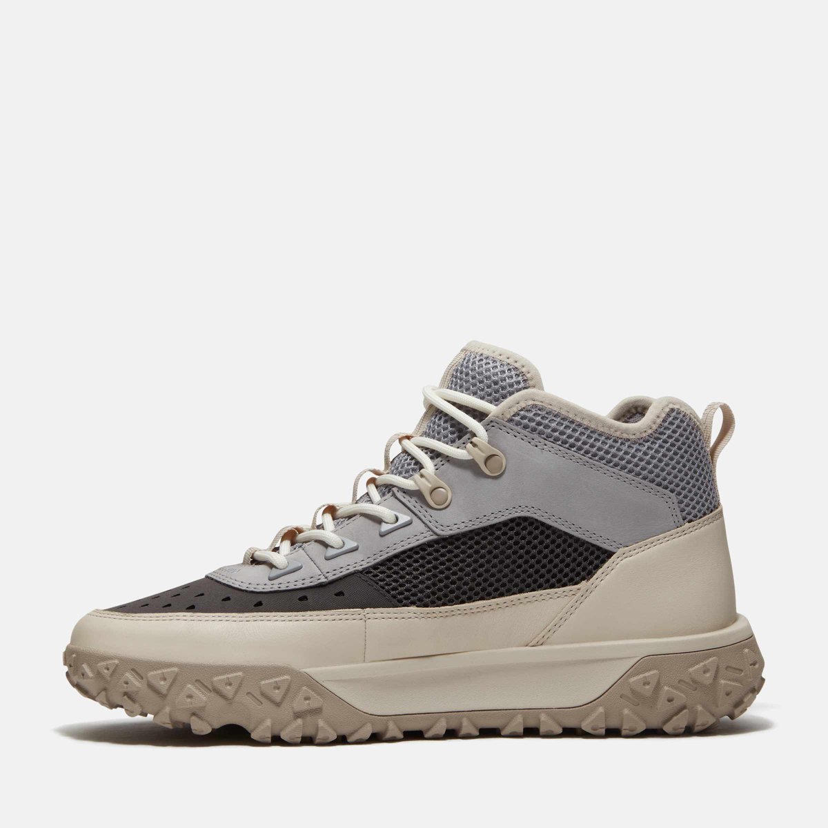 Мужские Timberland Men's GreenStride™ Motion 6 Mid Perforated Sneaker, White Full-Grain, 10 — фото 3