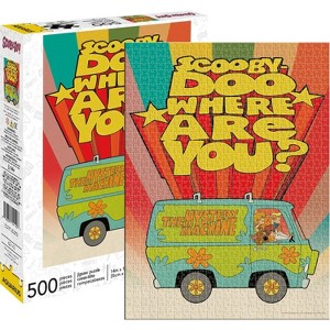 Aquarius Puzzles Scooby-Doo Where Are You? 500 Piece Jigsaw Puzzle - 1 of 4