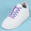 Allegra K Flat Satin Ribbon Solid Color Sports Shoes Sneakers Shoe Laces 2 Pairs - 2 of 4