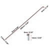 Unique Bargains Bicycle Steel Spokes 14G Bike Spoke with Nipples for Most Bicycle Black 36 Pcs - 3 of 4