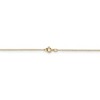 Black Bow Jewelry 0.5mm, 14k Yellow Gold, Curb Chain Necklace - 4 of 4