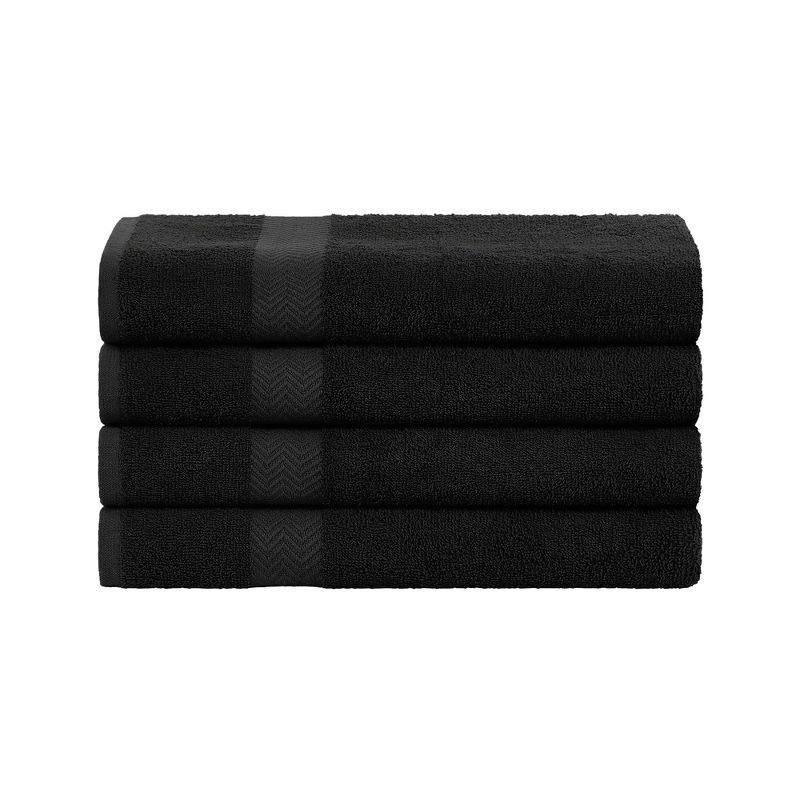 Eco-Friendly Absorbent 4-Piece Bath Towel Set by Blue Nile Mills, 1 of 7