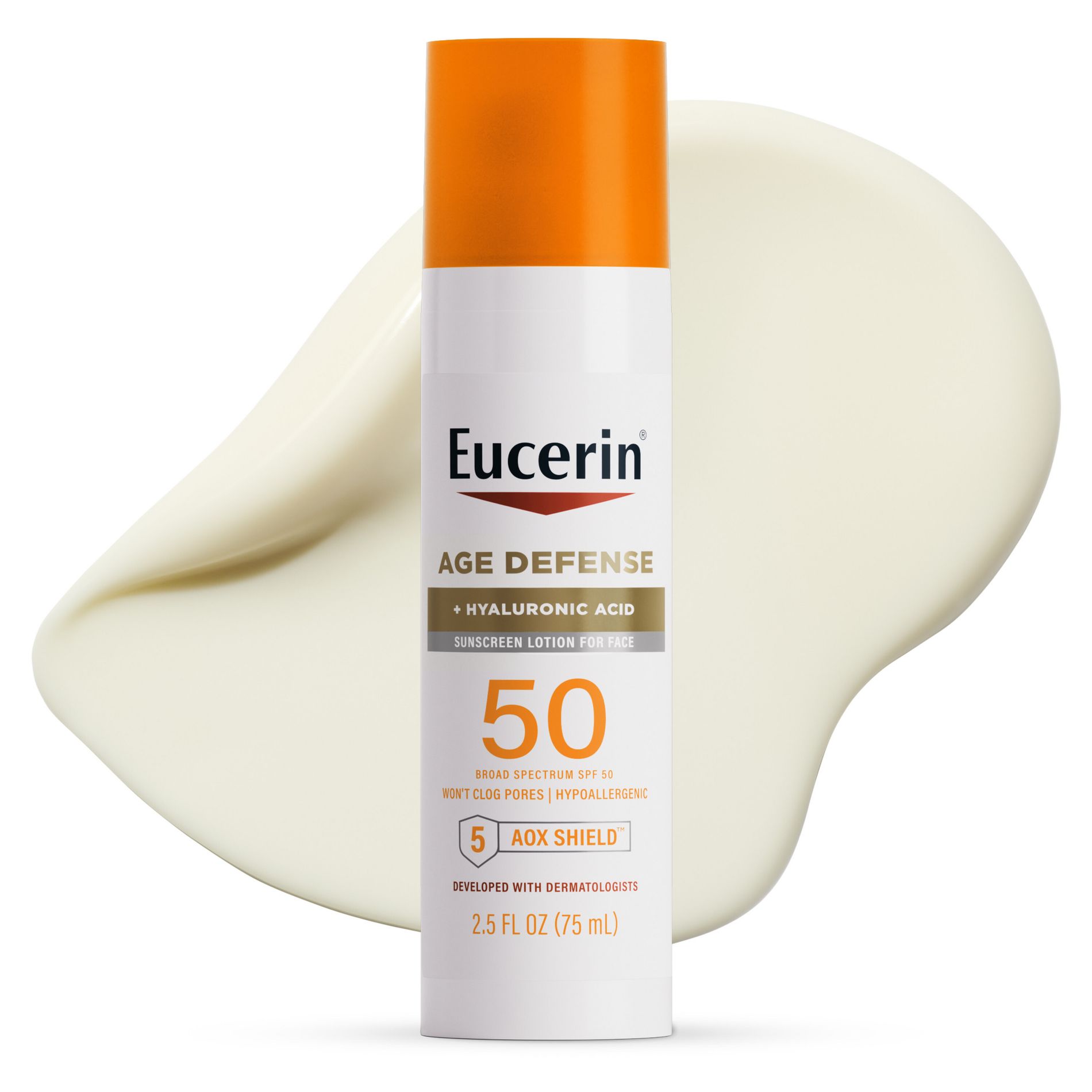 Eucerin Age Defense Face Sunscreen Lotion - SPF 50 - 2.5 fl oz