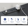 Itopfox U-Shaped Computer Desk with Power Outlets & USB Ports, Spacious Corner Workstation for Home Office & Gaming - 3 of 4