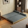 Gaoyangjiaju 82.67 Inch Modern Convertible Sofa Bed with Solid Wood Frame and Removable Covers - 4 of 4