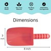 4E's Novelty 4 Pcs 8 Inch Beach Shovel - Heavy Duty Plastic for Toddlers, Perfect for Sandbox and Beach Play, Beach Toys for Kids 3-10 - 4 of 4