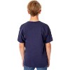 NASA Boys' Retro NASA Letter Logo Thumbs Up Astronaut Crewneck T-Shirt Blue - 4 of 4