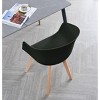 Nordlys Set of 4 Wood and Polypropylene Dining Chairs Modern Design Style Dining Room - 2 of 4