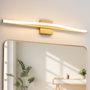 POWLIG Modern Wall Sconce - Dimmable LED Light with Adjustable 5-Color Temperature and Acrylic Shade for Bedroom, Living Room, Hallway - 1 of 4